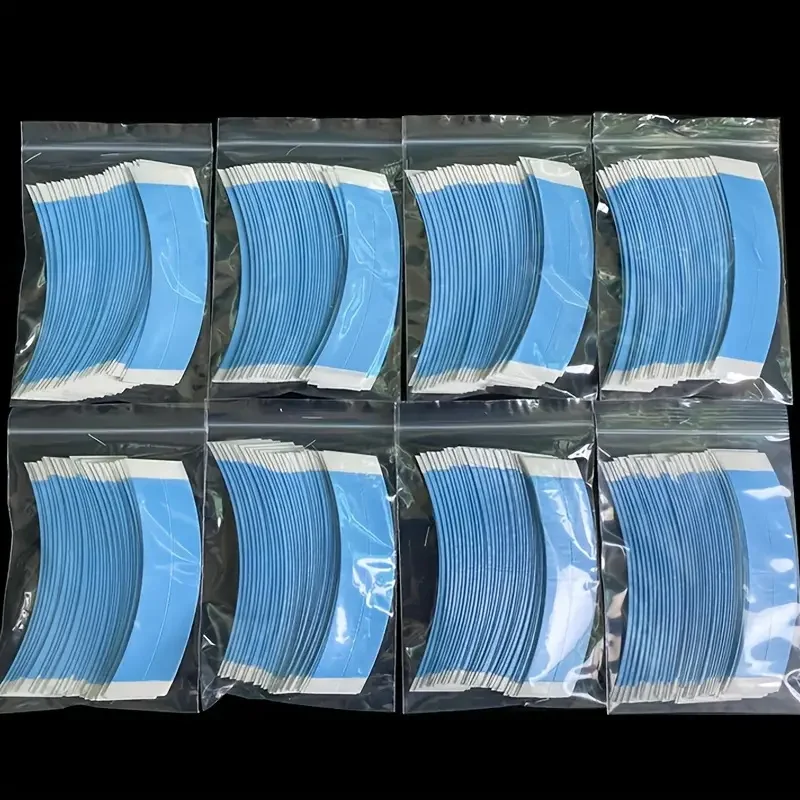 Hair Extension Tape In - 超強力両面粘着ヘアウィッグテープ 20枚/36枚入り 防水エクステンションストリップ 付け毛用レースウィッグ C型フィルム