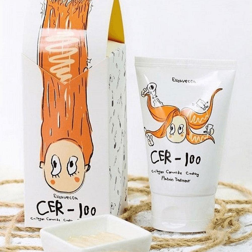 Hair Care Korea - ﻿ CER-100 コラーゲンヘアトリートメントマスク 天然成分 韓国ヘアケア 髪の切れ毛を防ぎ、縮れ毛を改善するヘアマスク