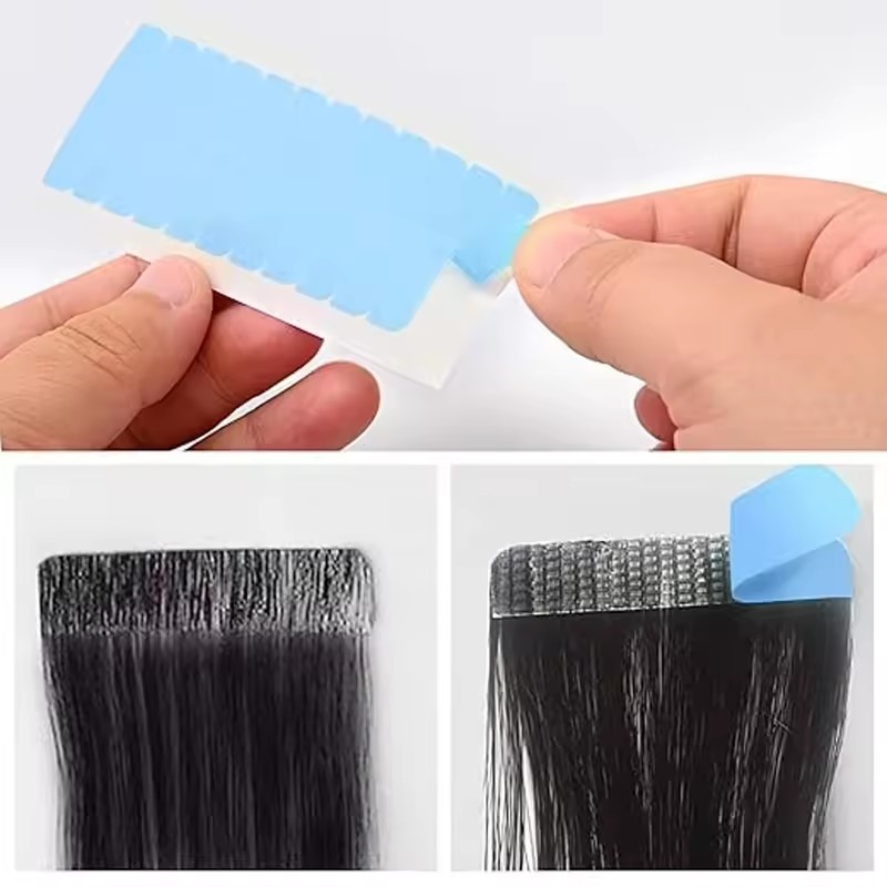 Hair Extension Tape In - 両面交換テープ ヘアエクステンションまたはレースフロントウィッグ用 5/10/15枚 60/120/240枚 ヘアエクステンション用粘着テープ