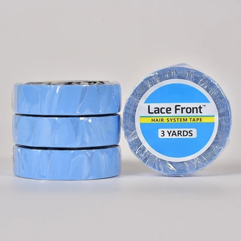 Hair Extension Tape In - ヘアシステムテープ両面超強力ヘアエクステンションテープ（レースクロージャー用）3ヤードレースフロントウィッグ接着剤