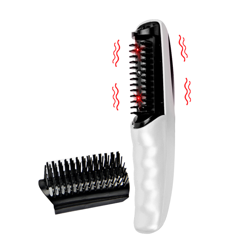 Hair Care With Protein - 電気レーザー育毛コーム抗脱毛治療赤外線振動ヘアブラシケアマッサージ再成長ヘッドマッサージツール