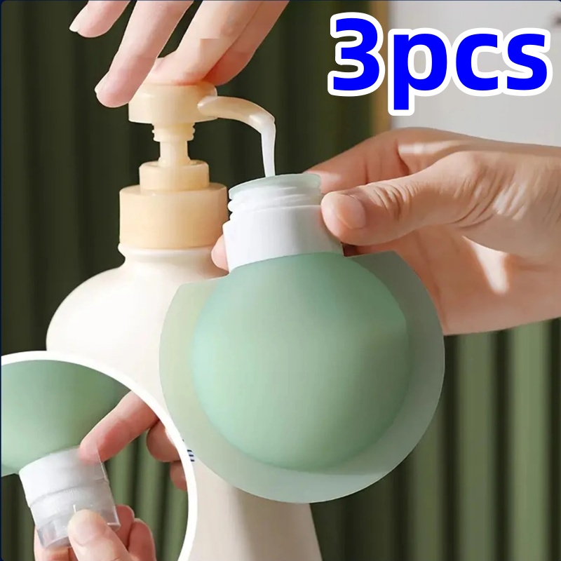 Dry Shampoo Travel - 1/3 個ポータブルトラベルボトルソフトシリコンローション容器スクイーズチューブ空ボトルシャンプーソープ旅行詰め替えボトル