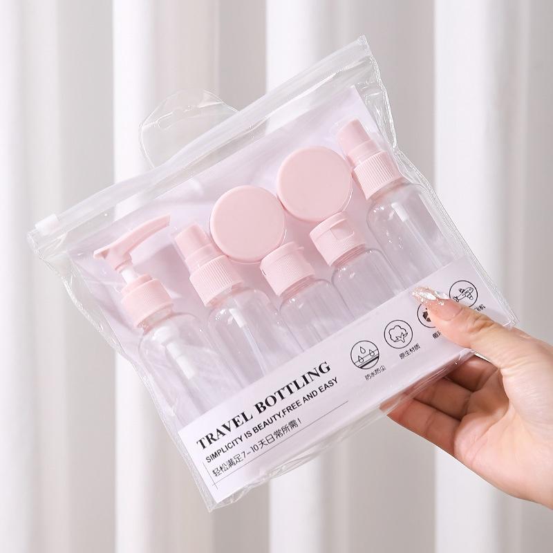 Dry Shampoo Travel - 【M】1セット 旅行用詰め替えボトルセット 容器 ポータブル 化粧品 ローション