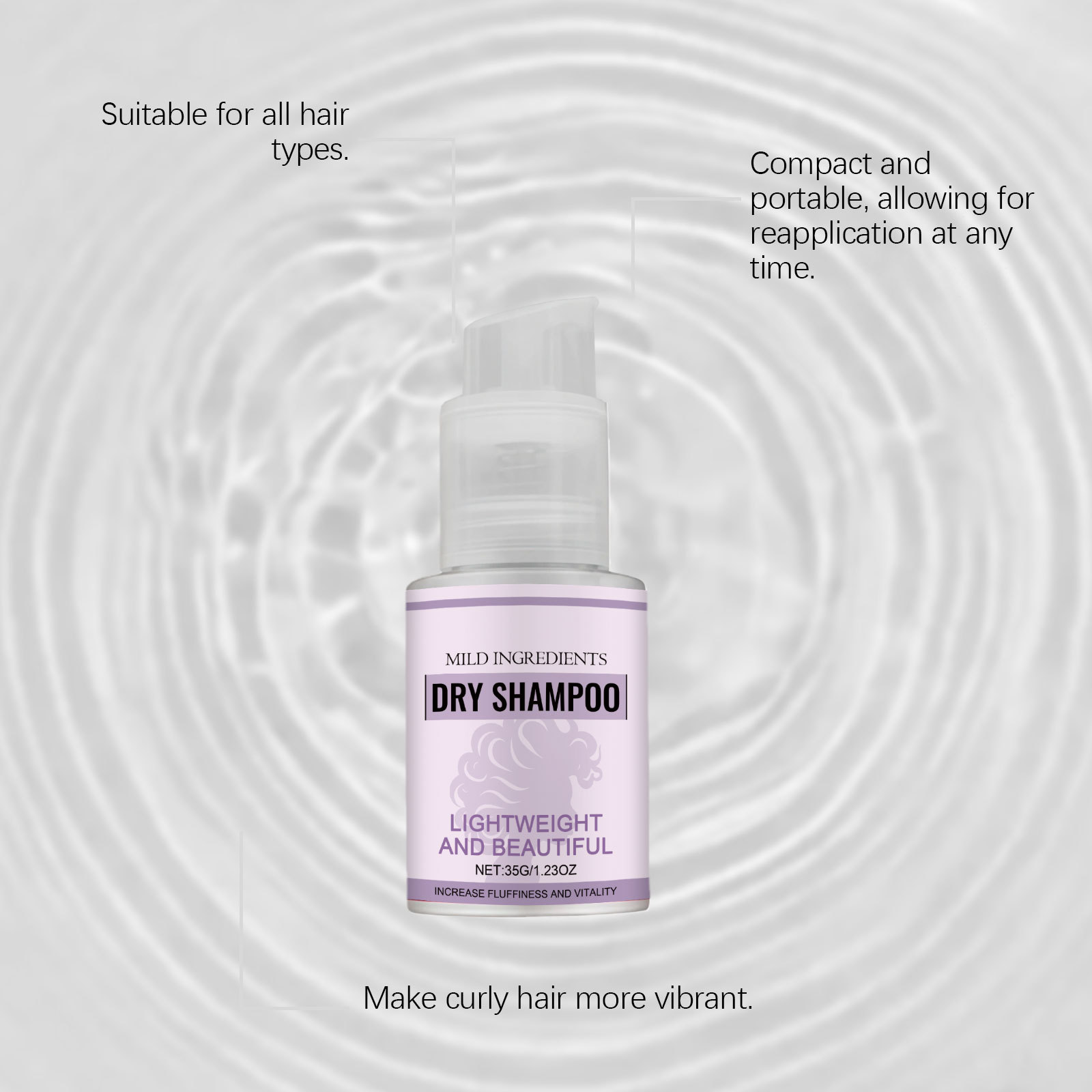 携帯用ドライシャンプー　速乾オイルコントロール　毛根を持ち上 - Dry Shampoo Travel のレビューと価格