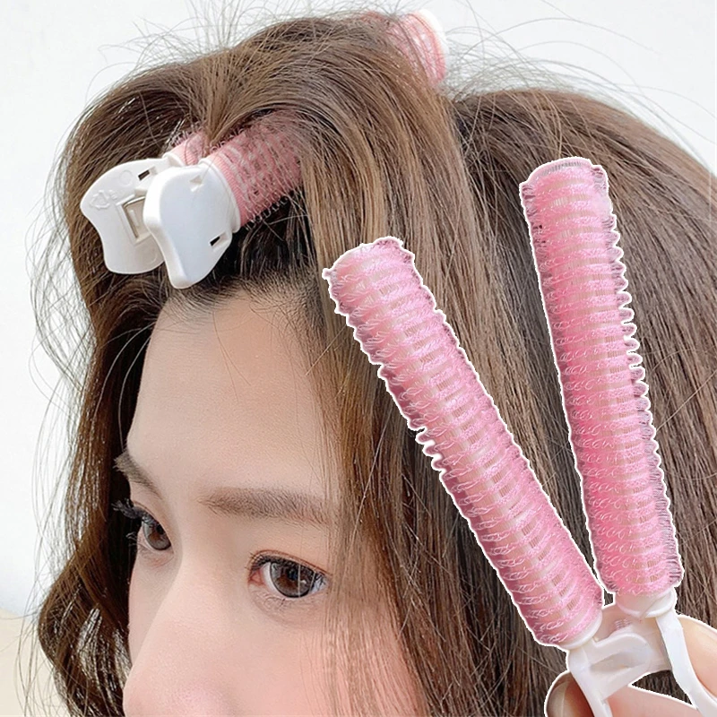 ナチュラルヘアルートふわふわクリップカーリーヘアローラーとキ - Hair Care Korea のレビューと価格