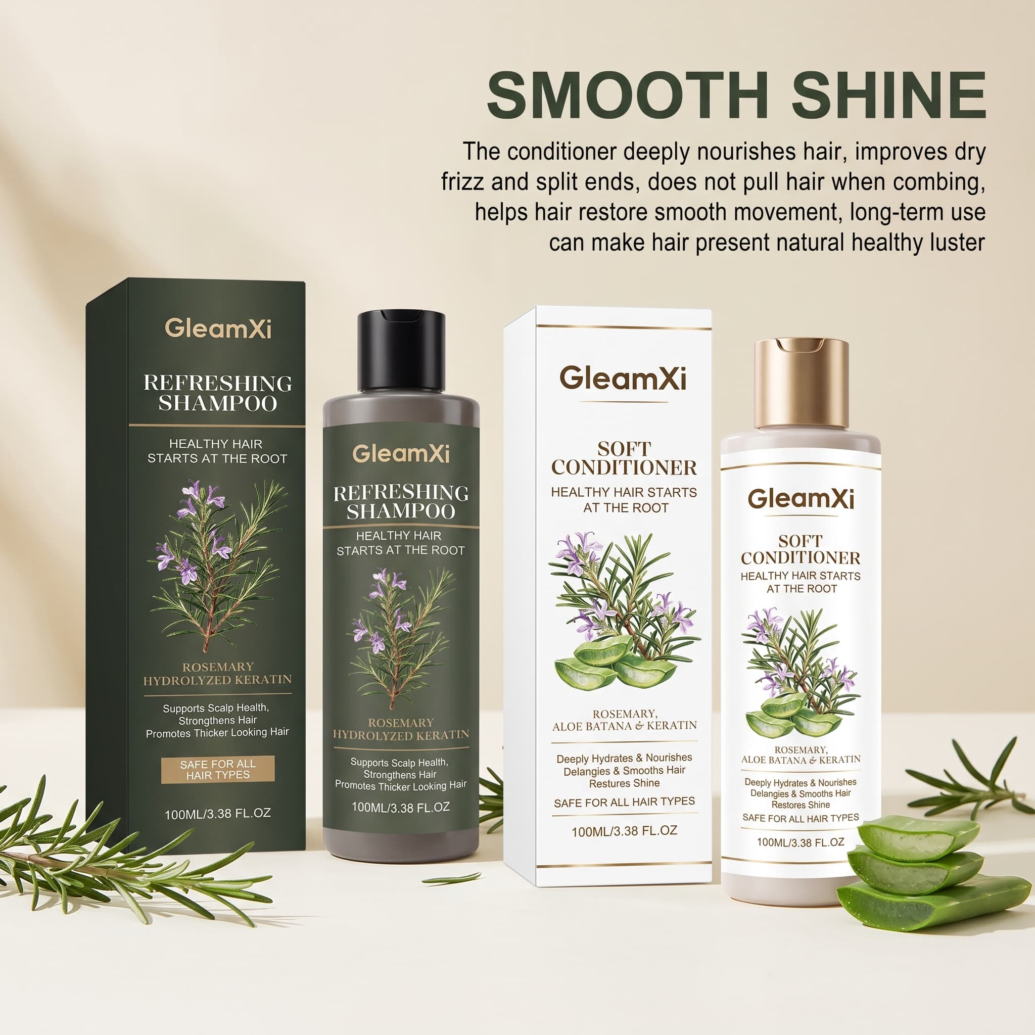 ローズマリーシャンプーコンディショナーセット オイルコントロ - Hair Care Keratin Shampoo のレビューと価格