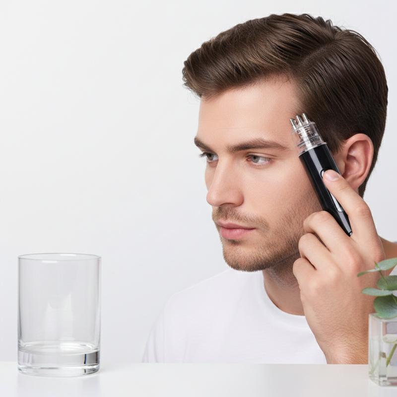 1 セットエッセンシャルオイル液体ガイドマッサージャーポータ - Hair Care Oil のレビューと価格