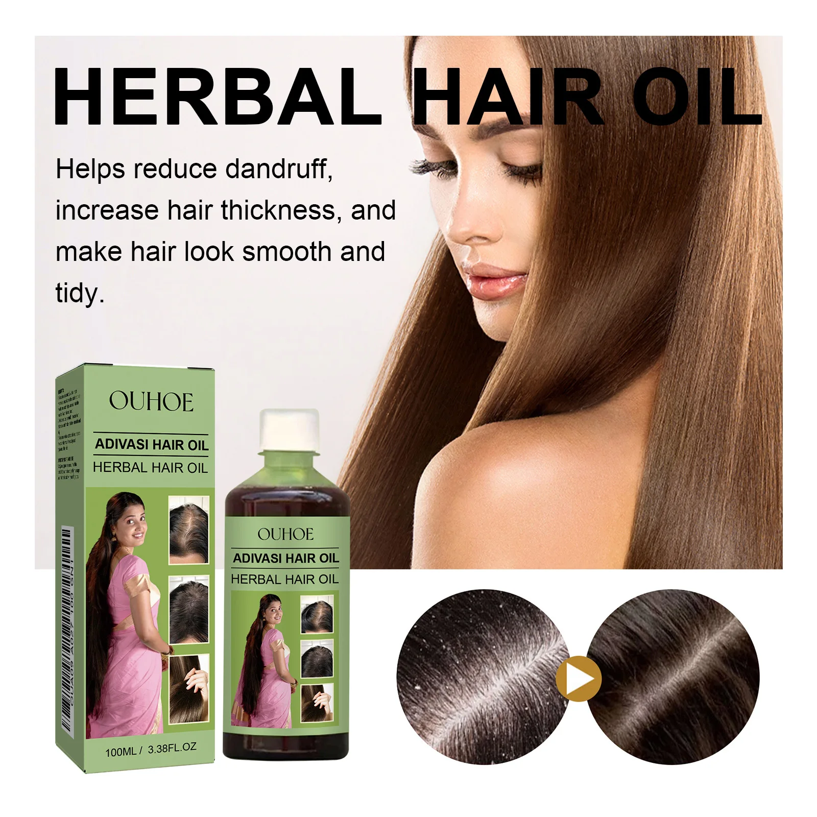100ml 育毛オイル インド アディヴァシ ハーブヘアケア - Hair Care India のレビューと価格