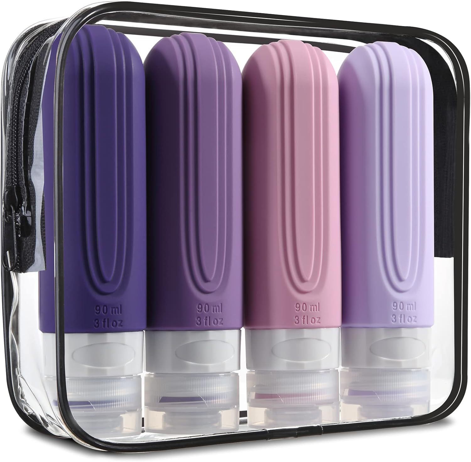 90 ミリリットル/セットシリコーン旅行化粧品ボトル空のスク - Dry Shampoo Travel のレビューと価格