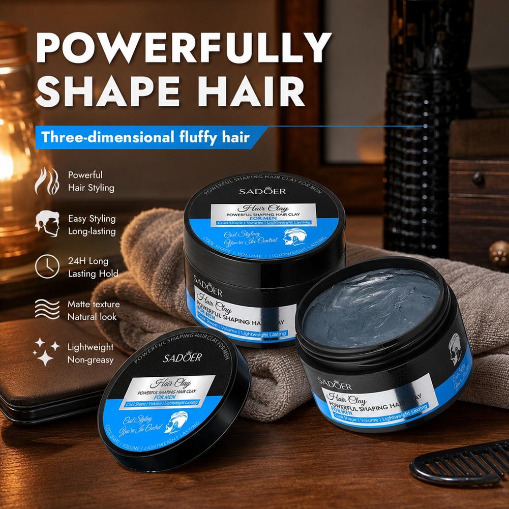 マットヘアスタイリングクレイ強力ホールド非脂っこいヘアワック - Hair Care Lotion のレビューと価格