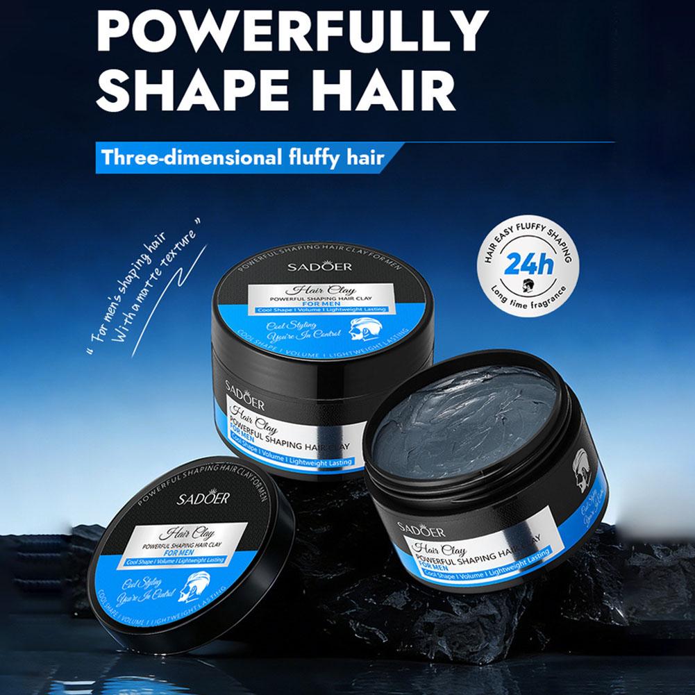 マットヘアスタイリングクレイ強力ホールド非脂っこいヘアワック - Hair Care Lotion のレビューと価格