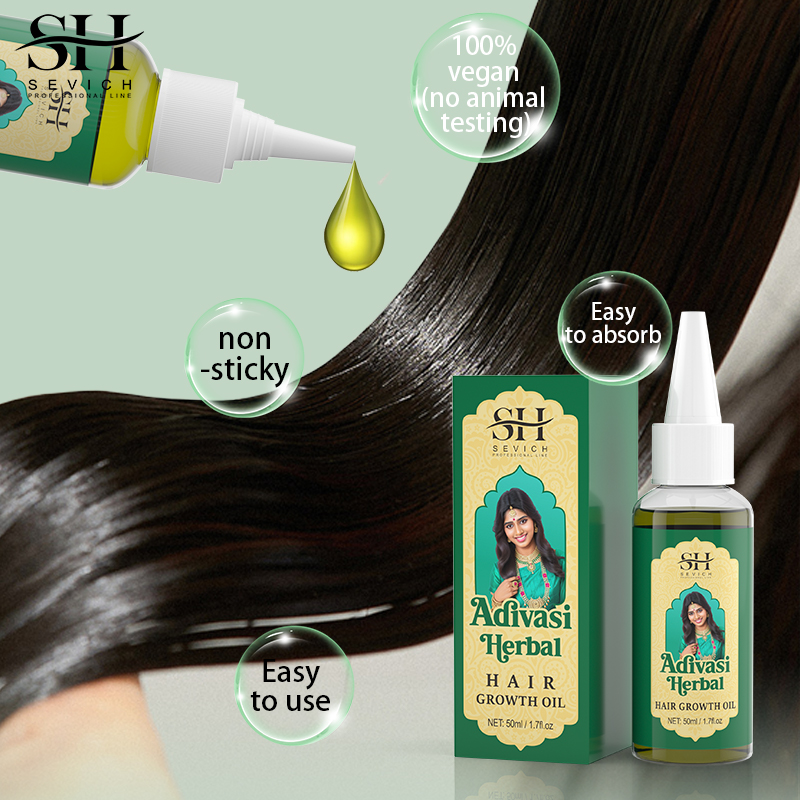 SEVICH ハーブ育毛オイルセットアーユルヴェーダ高速発毛 - Hair Care India のレビューと価格
