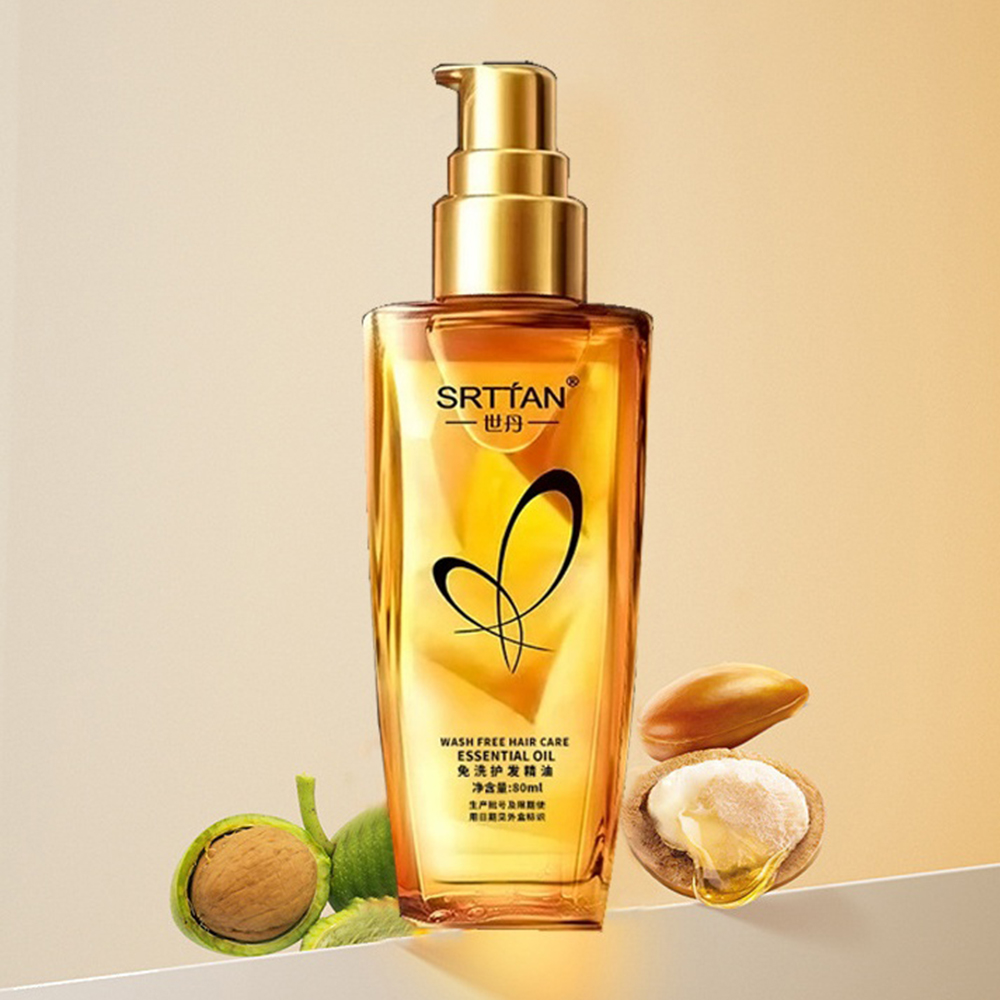 1PC ノーウォッシュヘアケアエッセンシャルオイル、ソフトヘ - Hair Care Oil のレビューと価格