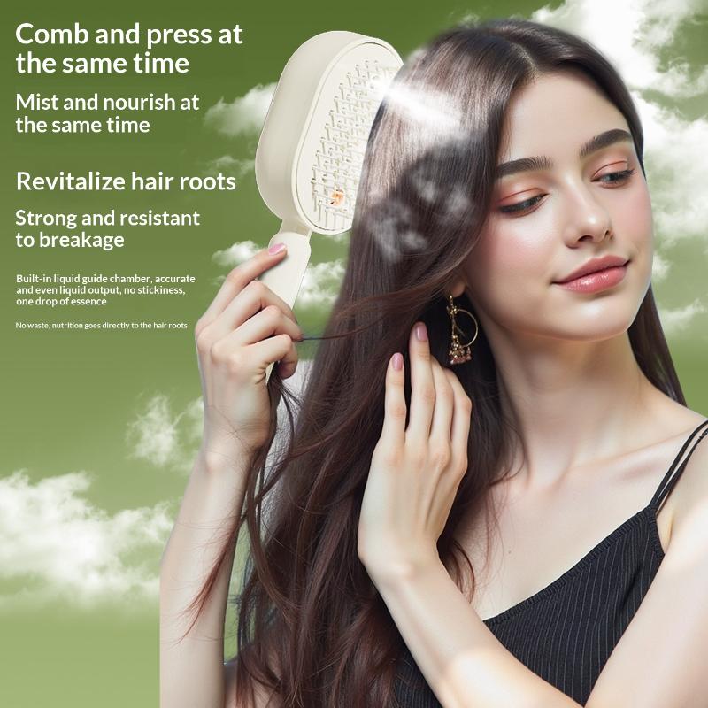 振動頭皮マッサージスプレーコームヘアオイルアトマイザーブラシ - Hair Care Oil のレビューと価格