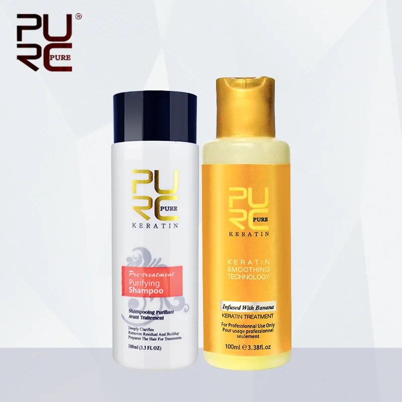 PURC バナナフレーバー ケラチン＆浄化シャンプーセット  - Hair Care Keratin Shampoo のレビューと価格